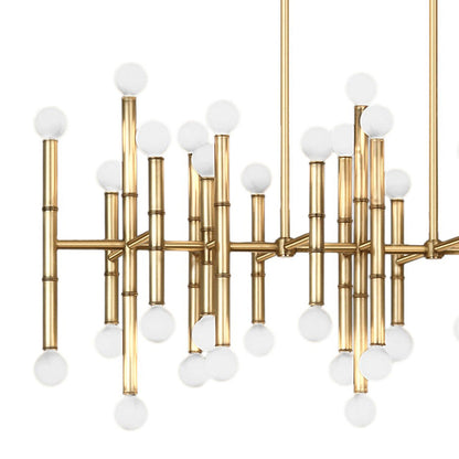 Meurice Rectangle Chandelier in Detail.