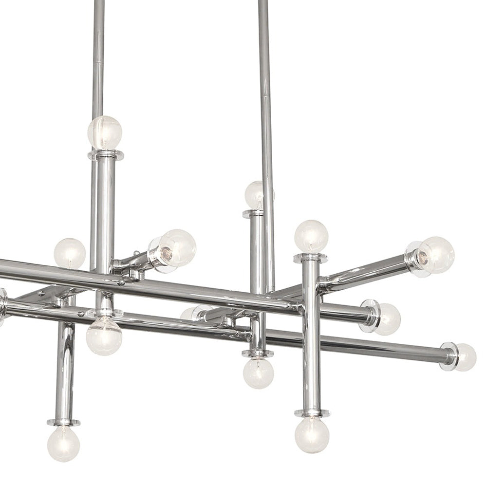 Milano Linear Chandelier in Detail.