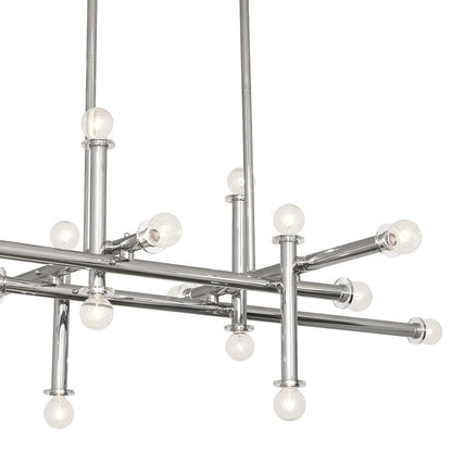 Milano Linear Chandelier in Detail.