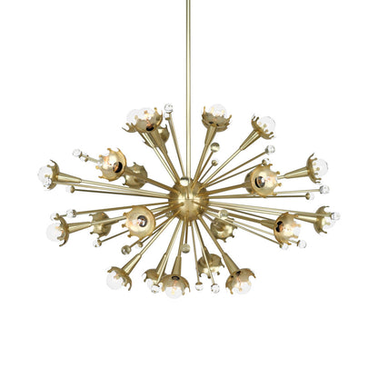 Sputnik Chandelier in Antique Brass (Small).