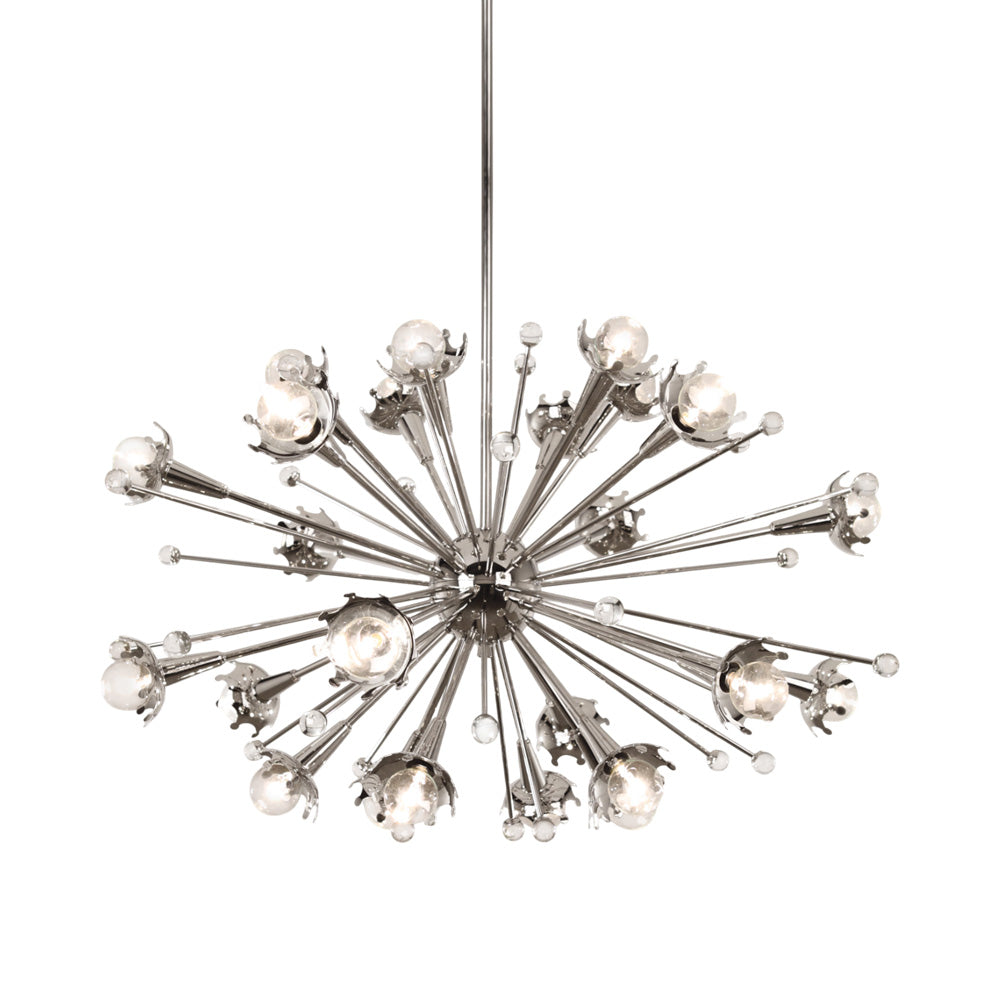Sputnik Chandelier in Nickel (Small).