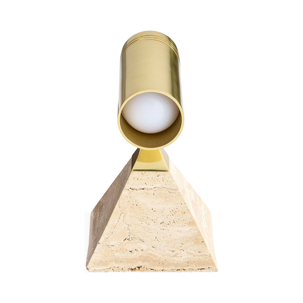 Topanga Pyramid Table Lamp in Detail.