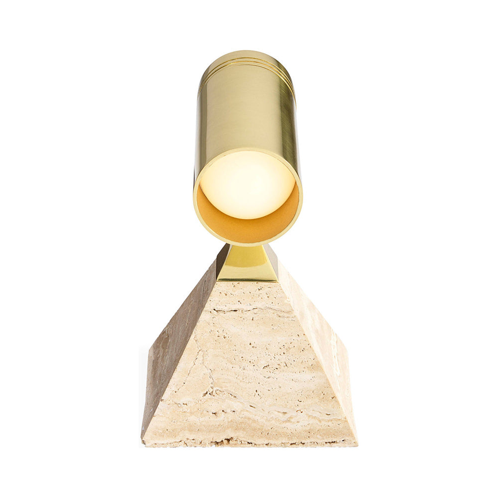 Topanga Pyramid Table Lamp in Detail.