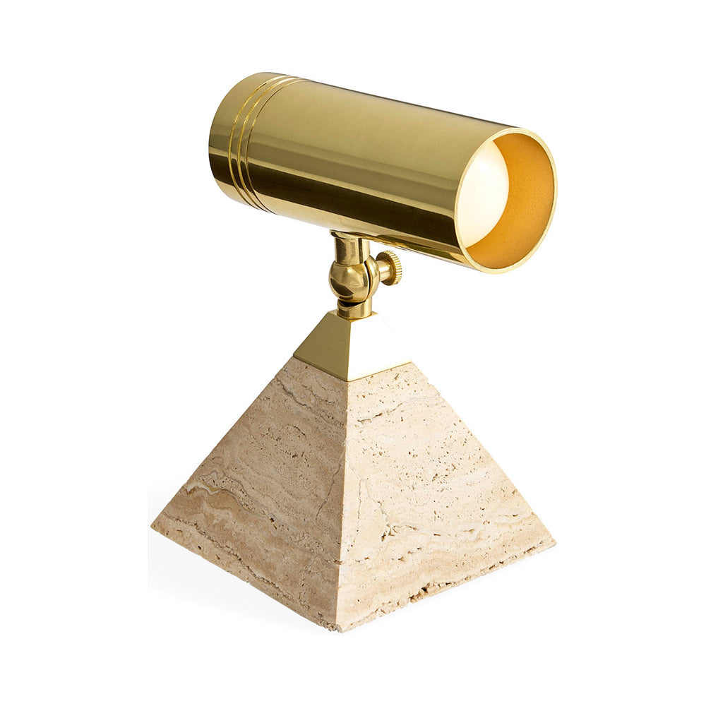 Topanga Pyramid Table Lamp in Detail.