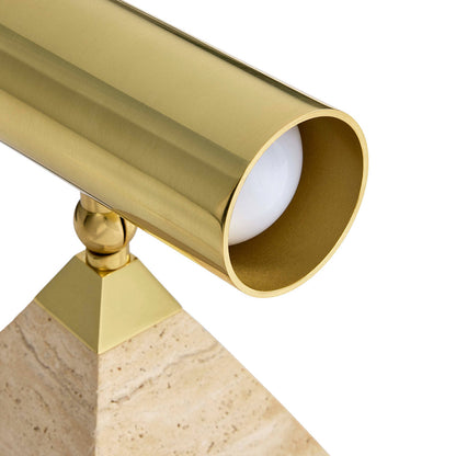 Topanga Pyramid Table Lamp in Detail.