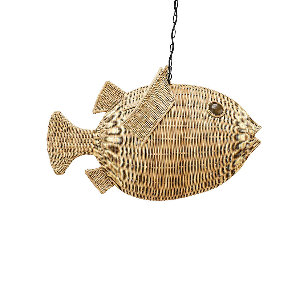 Wicker Pendant Light (Medium).