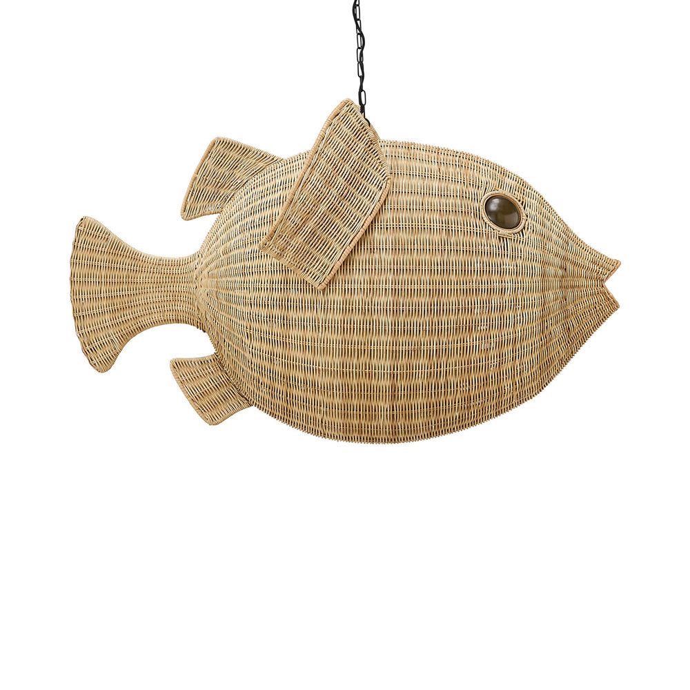 Wicker Pendant Light (Large).