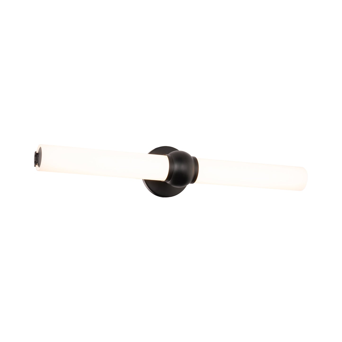 Juliet LED Bath Wall Light in Black (Large).