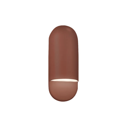 Ambiance ADA Capsule Outdoor Wall Light in Canyon Clay (Small).