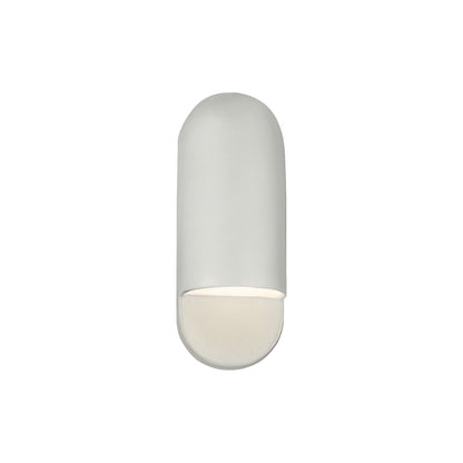 Ambiance ADA Capsule Outdoor Wall Light in Matte White (Small).