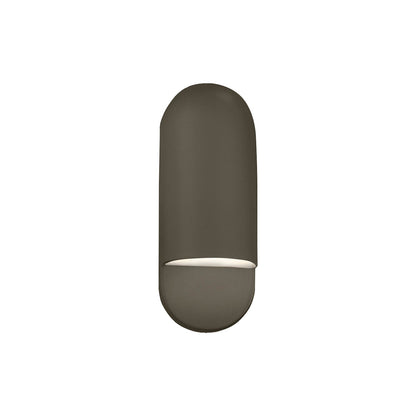 Ambiance ADA Capsule Outdoor Wall Light in Pewter Green (Small).