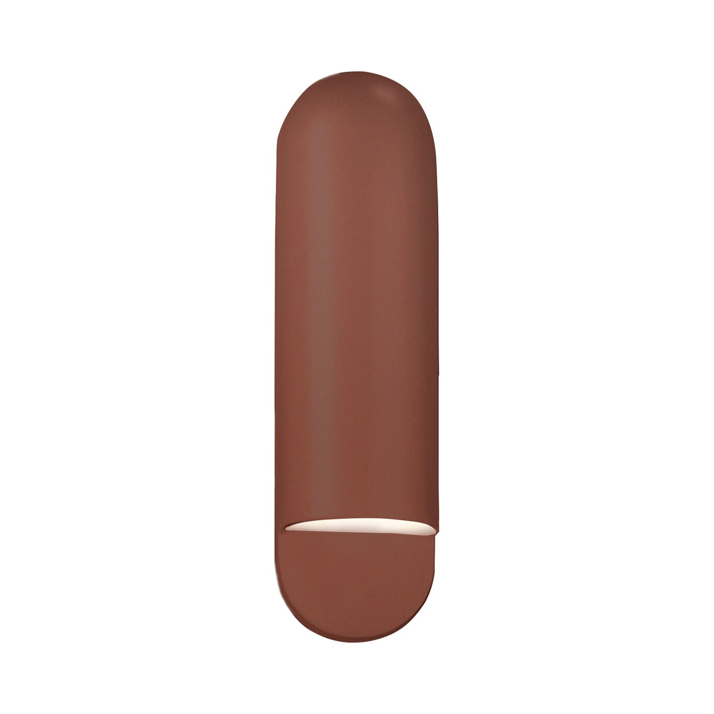 Ambiance ADA Capsule Outdoor Wall Light in Canyon Clay (Large).