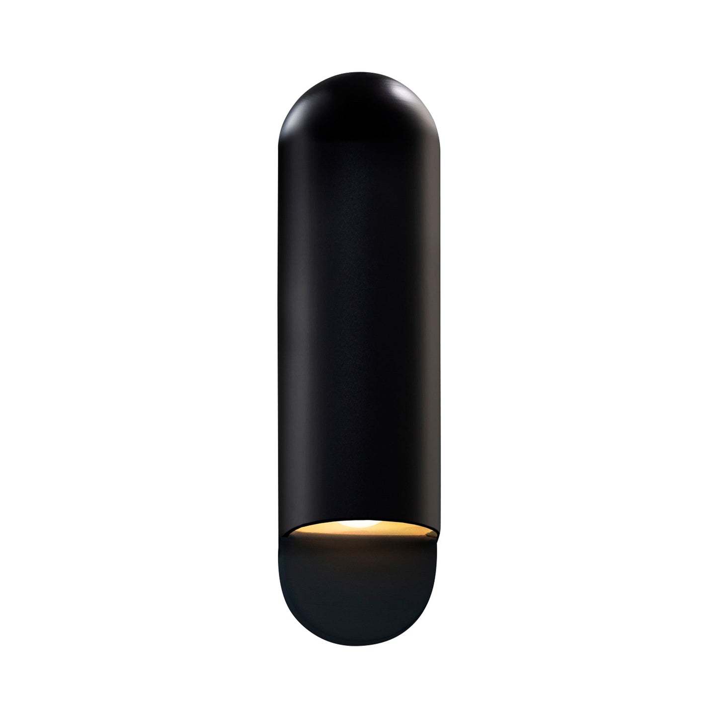Ambiance ADA Capsule Outdoor Wall Light in Carbon Matte Black (Large).
