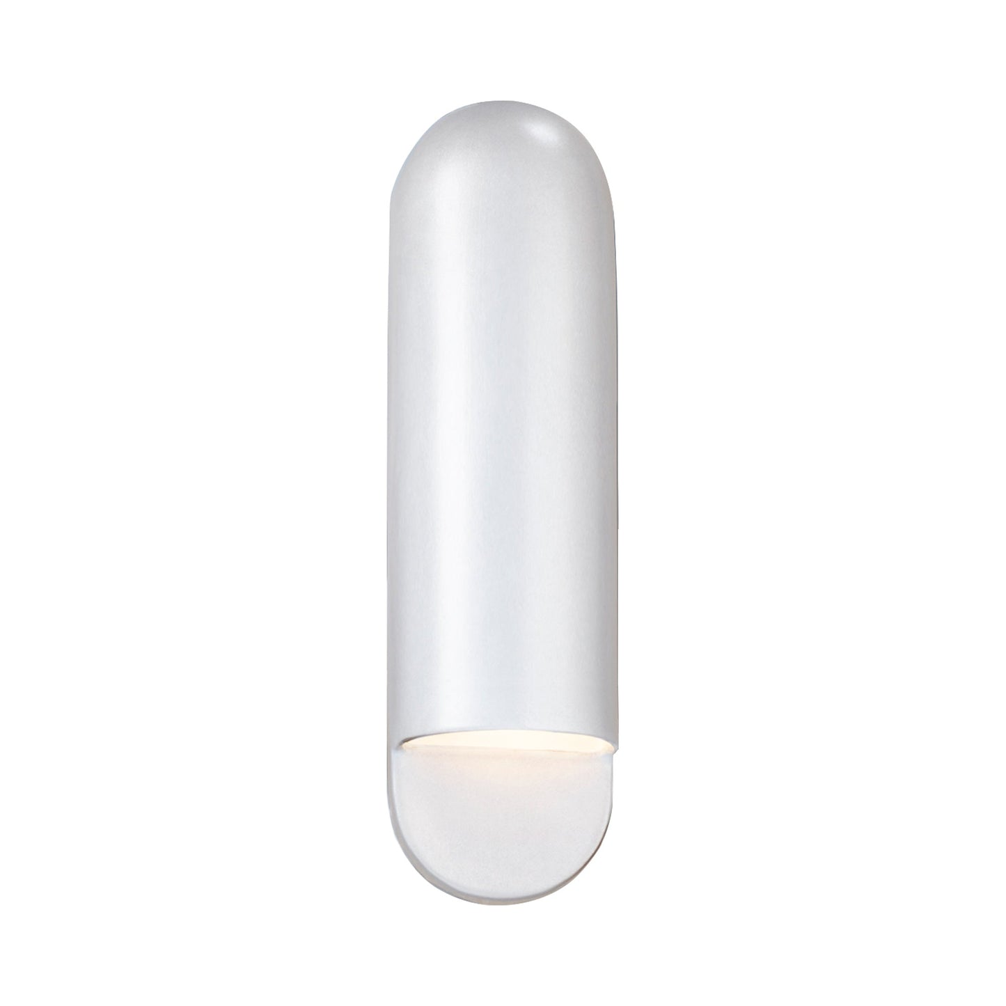 Ambiance ADA Capsule Outdoor Wall Light in Gloss White (Large).