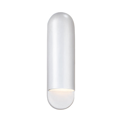 Ambiance ADA Capsule Outdoor Wall Light in Gloss White (Large).