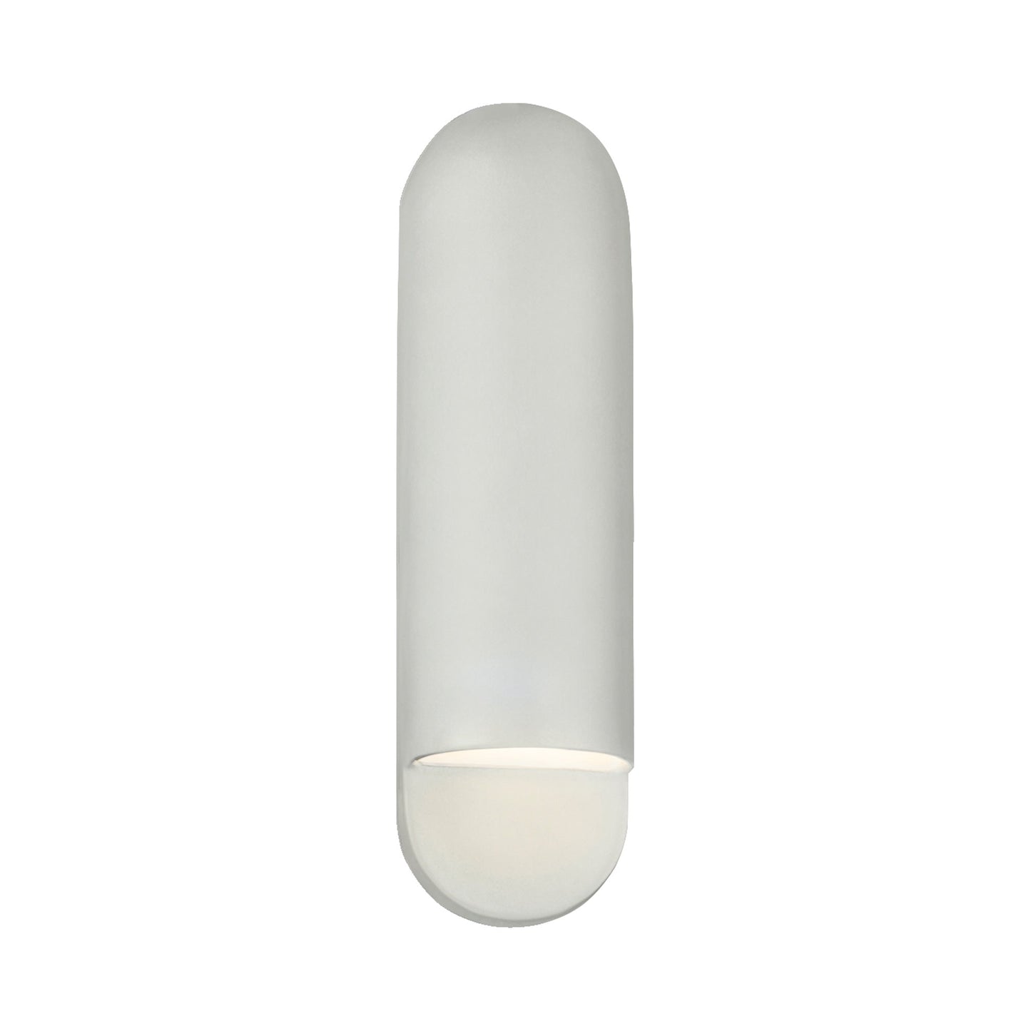 Ambiance ADA Capsule Outdoor Wall Light in Matte White (Large).