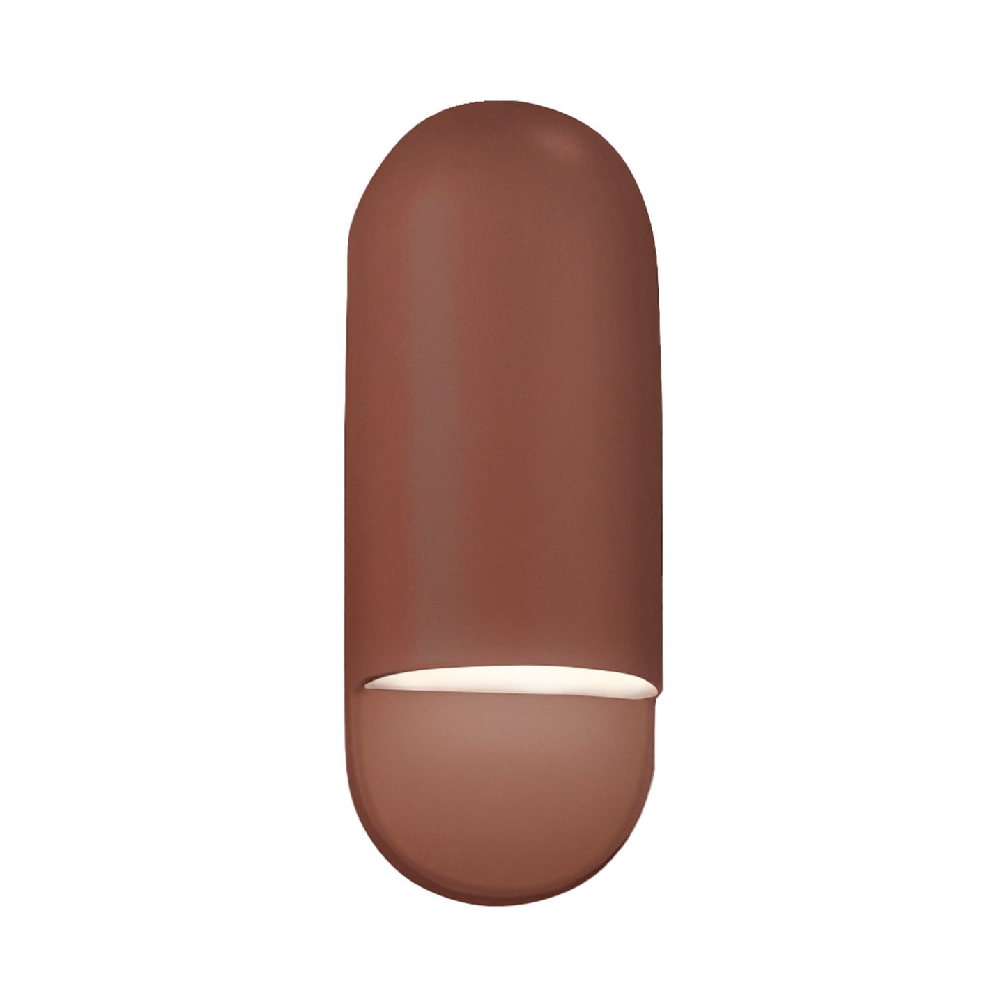 Ambiance ADA Capsule Wall Light in Canyon Clay.