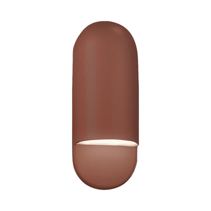Ambiance ADA Capsule Wall Light in Canyon Clay.