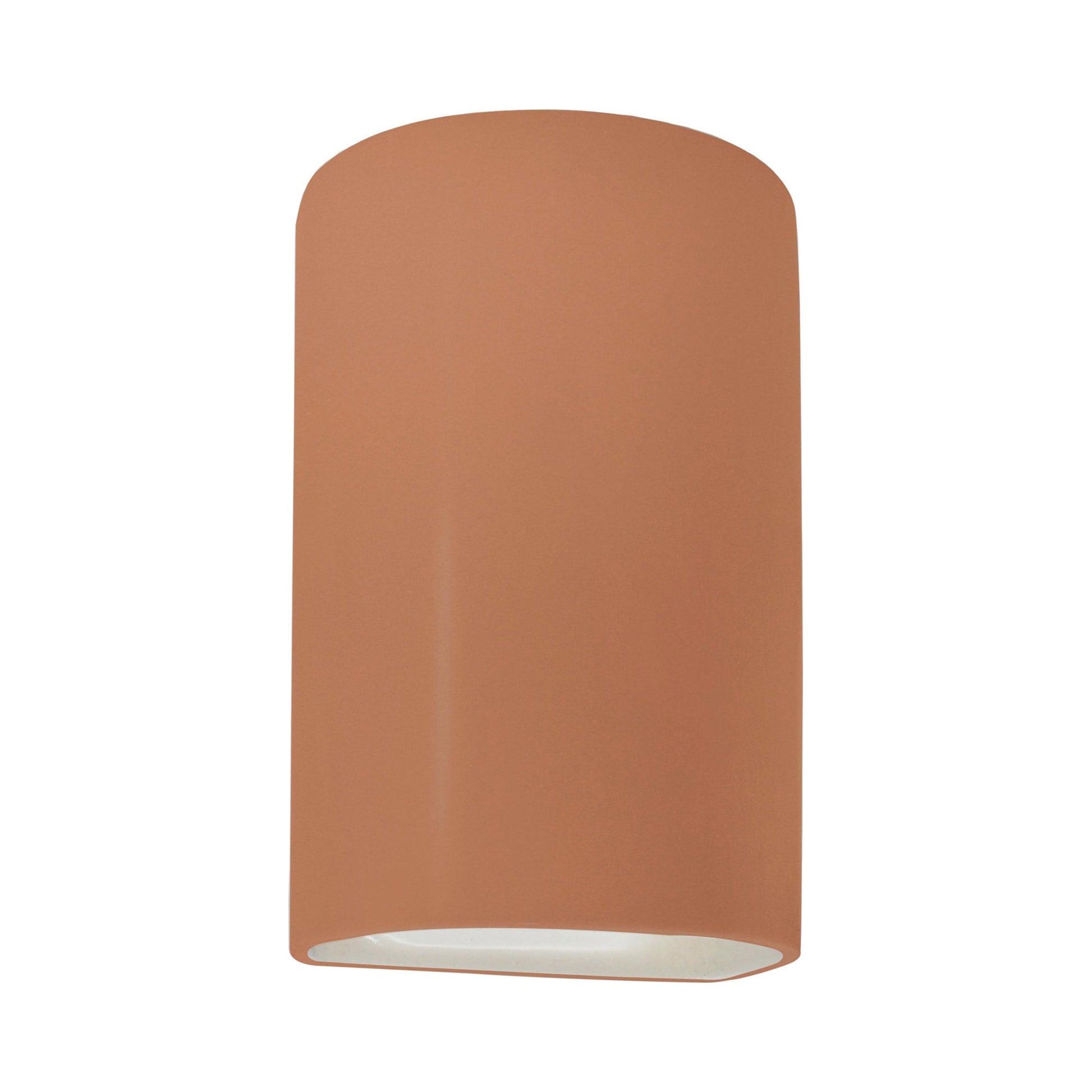 Ambiance ADA Cylinder Open Top and Bottom Wall Light in Adobe (Small).