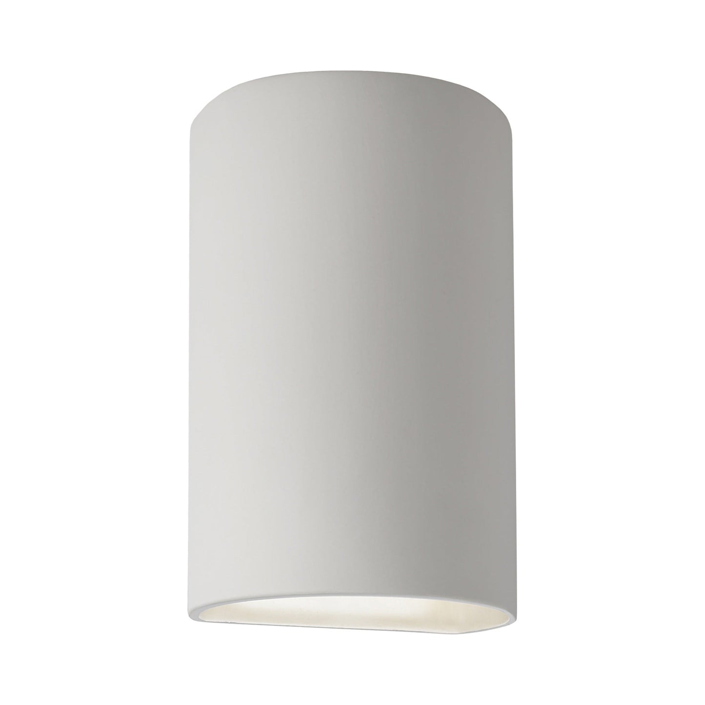 Ambiance ADA Cylinder Open Top and Bottom Wall Light in Bisque (Small).