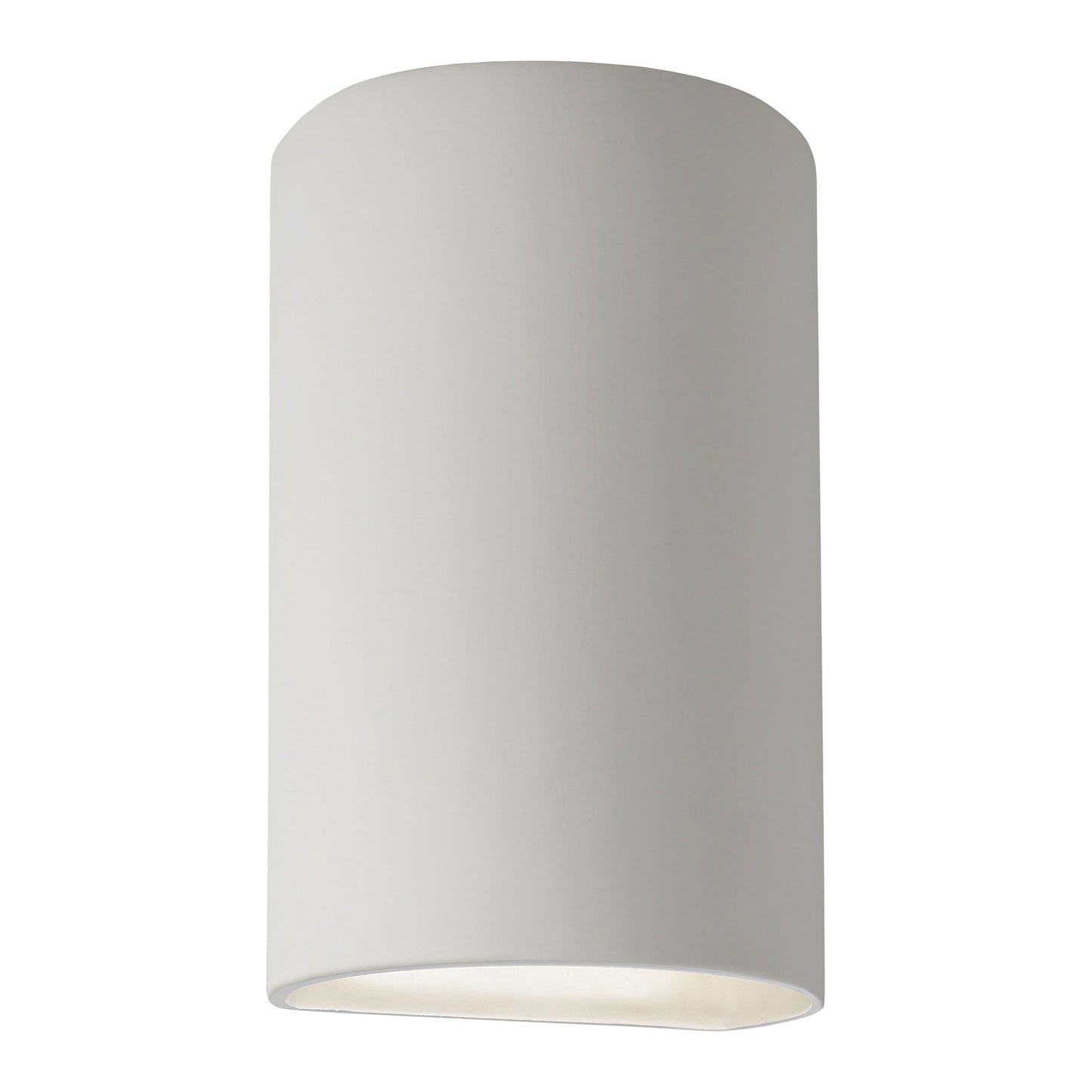 Ambiance ADA Cylinder Open Top and Bottom Wall Light in Bisque (Large).