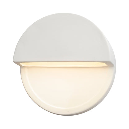 Ambiance ADA Dome Closed Top LED Wall Light in Bisque.