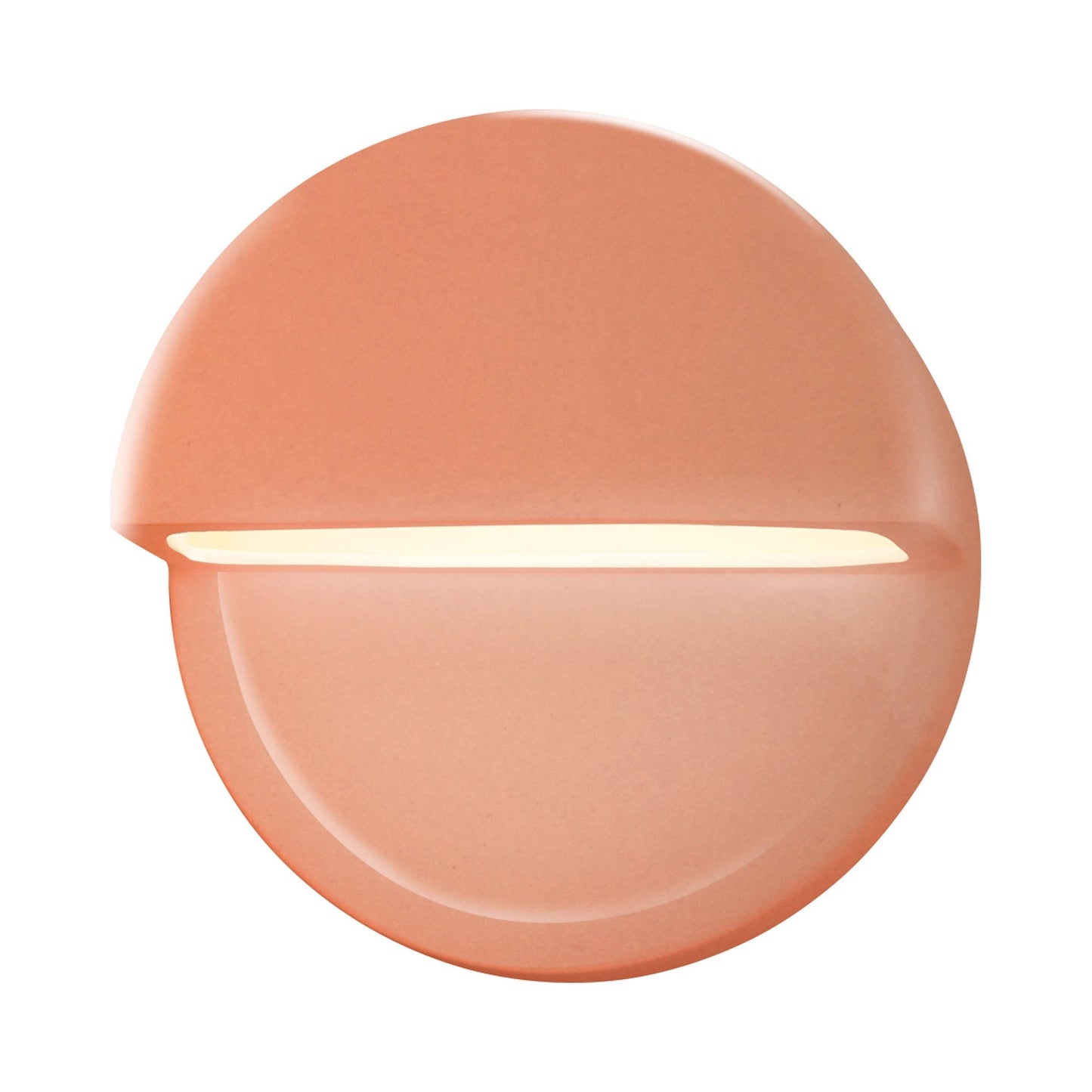 Ambiance ADA Dome Closed Top LED Wall Light in Gloss Blush.