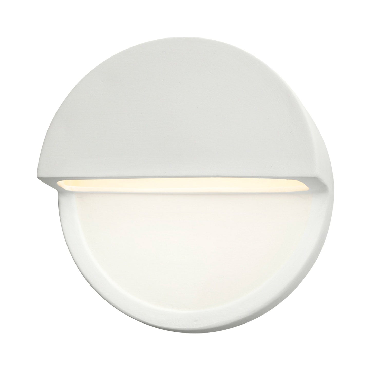 Ambiance ADA Dome Closed Top LED Wall Light in Matte White.