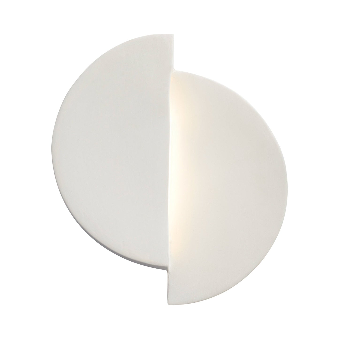 Ambiance ADA Offset Circle LED Wall Light in Bisque.