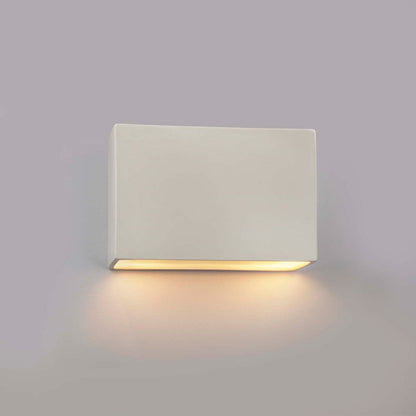 Ambiance ADA Rectangle Closed Top Outdoor Wall Light in Detail.