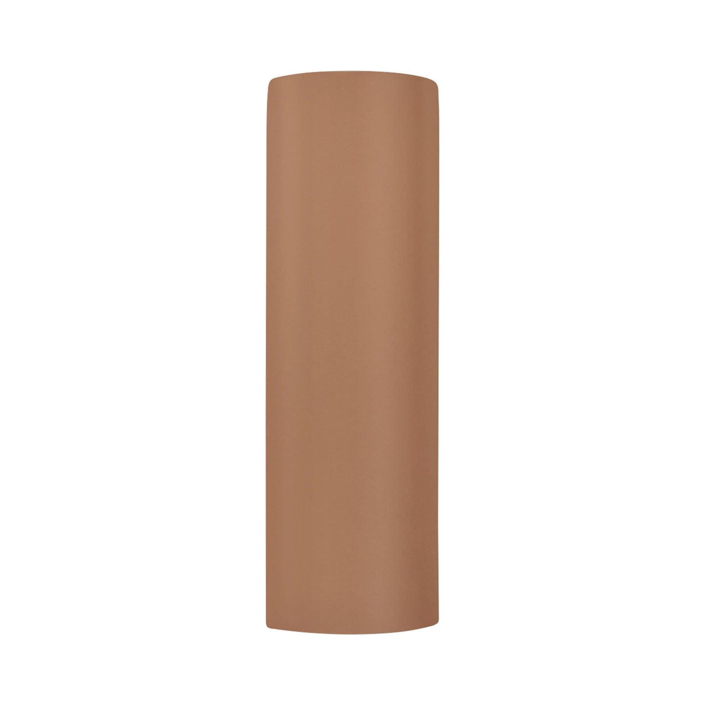 Ambiance ADA Tube Closed Top Outdoor Wall Light in Adobe.
