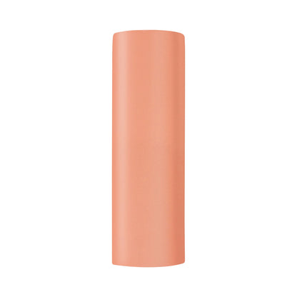 Ambiance ADA Tube Closed Top Outdoor Wall Light in Gloss Blush.