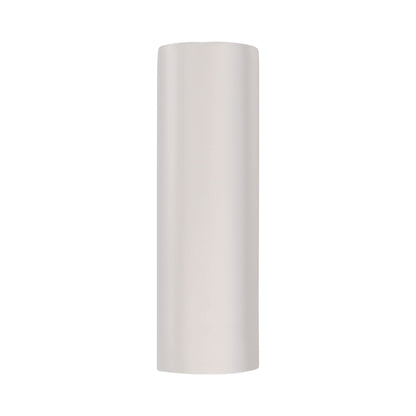Ambiance ADA Tube Closed Top Outdoor Wall Light in Gloss White.