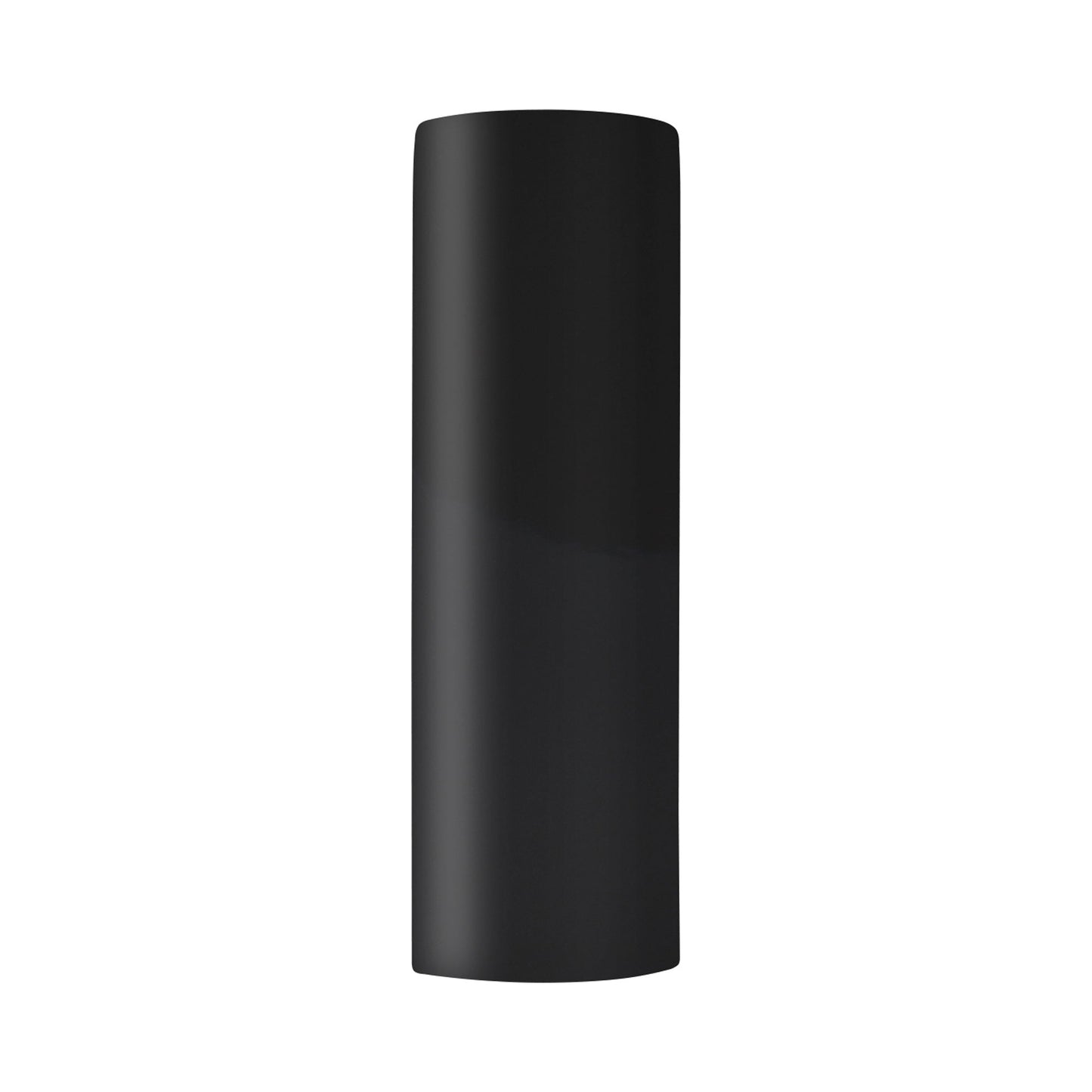 Ambiance ADA Tube Open Top and Bottom Wall Light in Gloss Black.