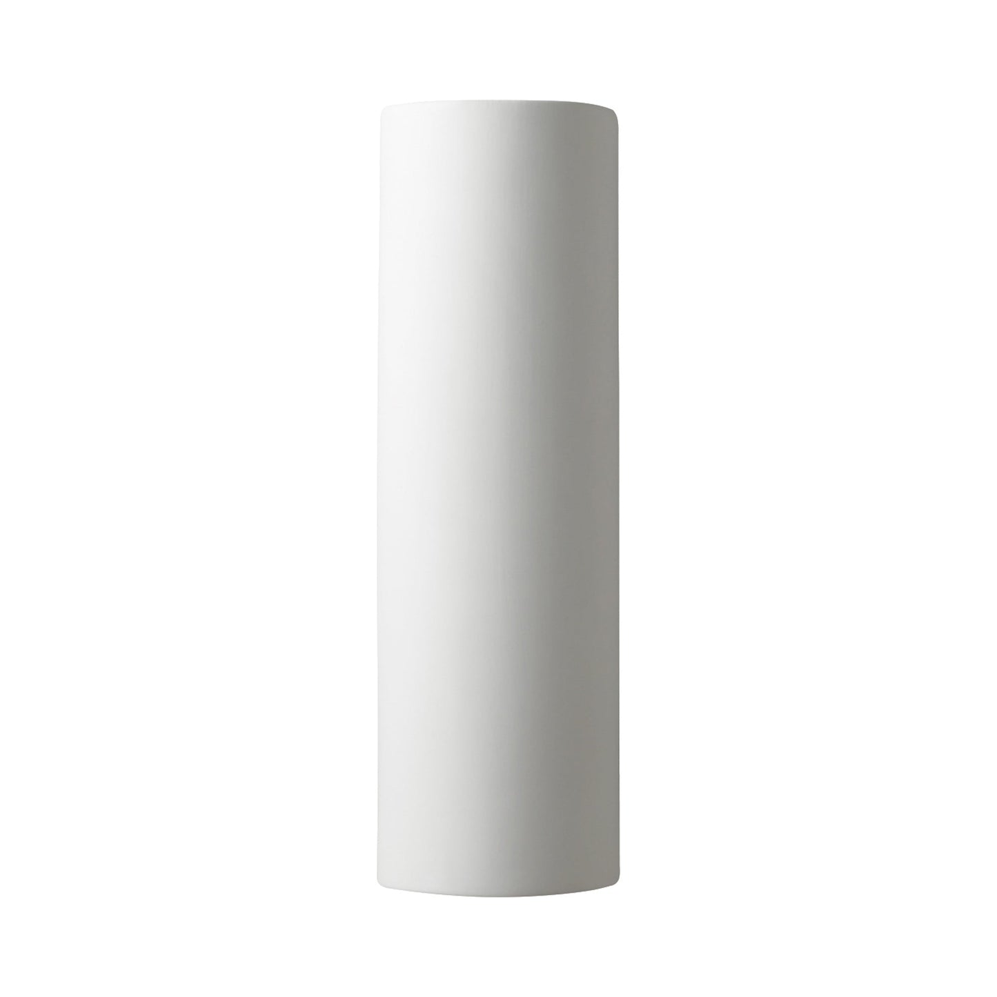 Ambiance ADA Tube Open Top and Bottom Wall Light in Matte White.