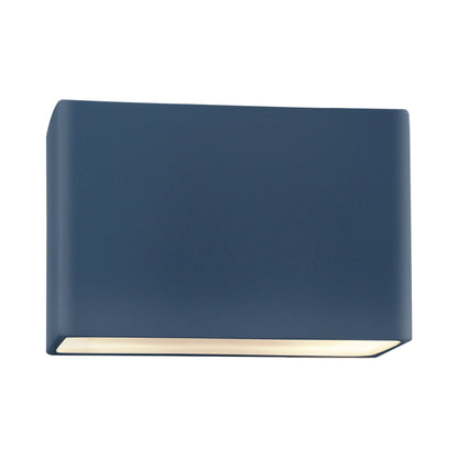 Ambiance ADA Wide Rectangle Open Top and Bottom Wall Light in Midnight Sky.