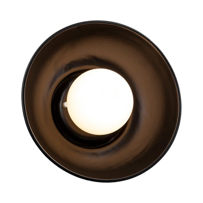 Ambiance Coupe Wall Light in Carbon Matte Black.