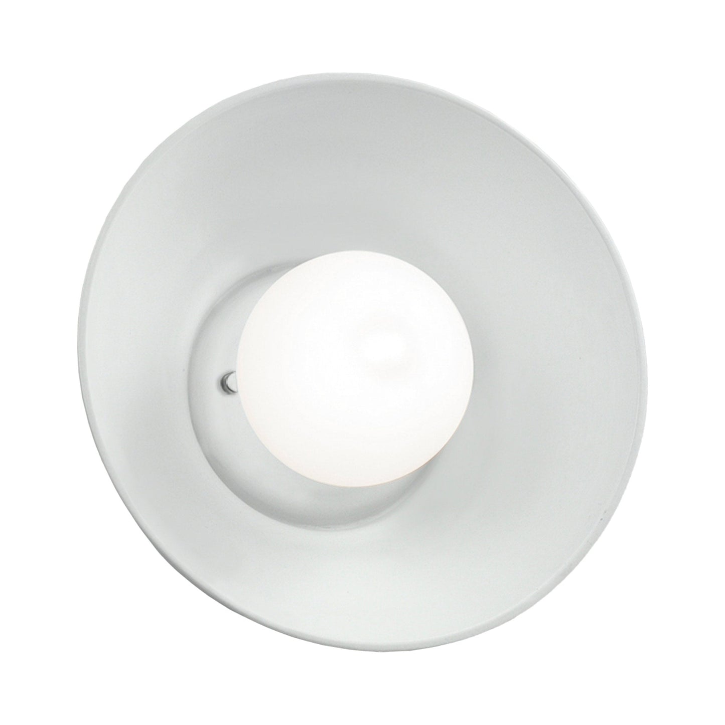 Ambiance Coupe Wall Light in Gloss White.
