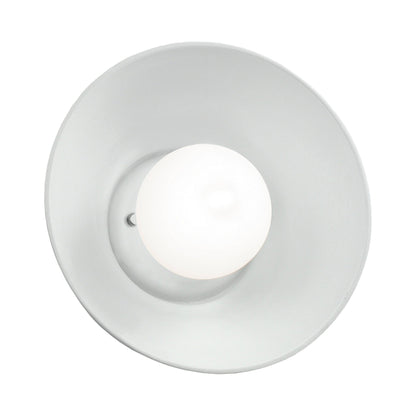 Ambiance Coupe Wall Light in Gloss White.