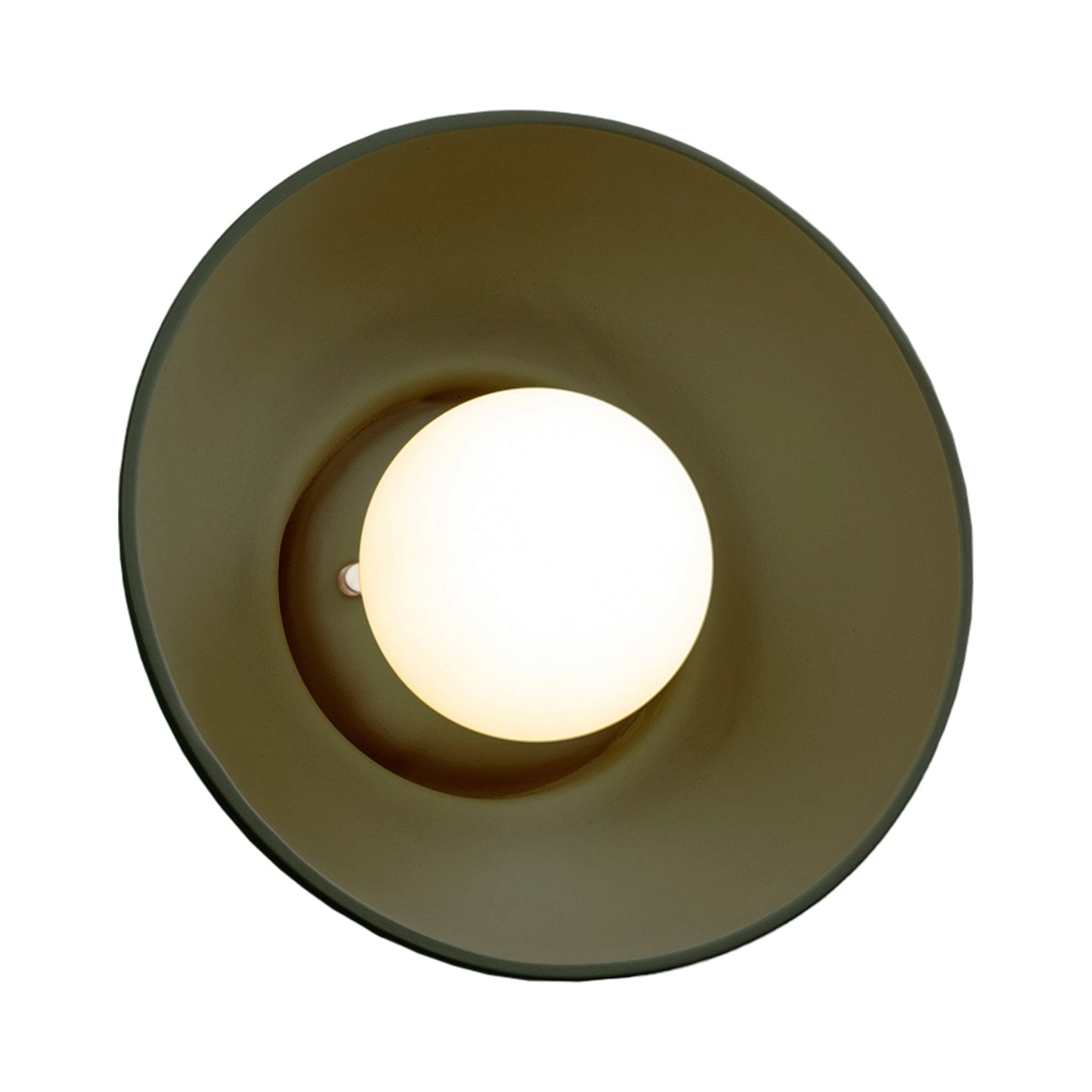 Ambiance Coupe Wall Light in Pewter Green.