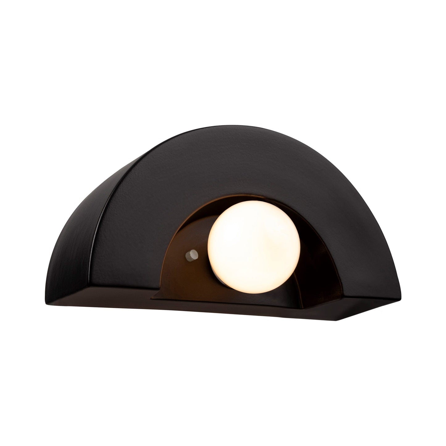 Ambiance Crescent Wall Light in Carbon Matte Black.