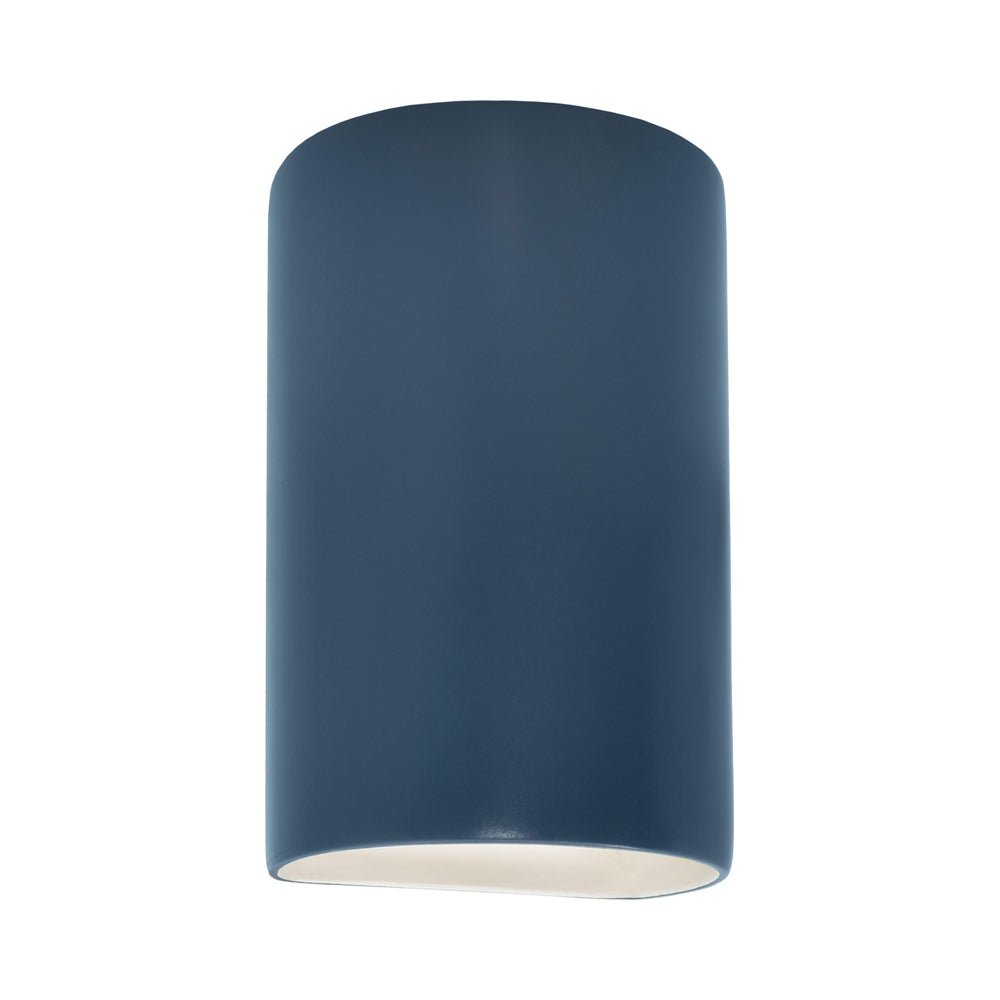 Ambiance Cylinder Closed Top Wall Light in Midnight Sky.