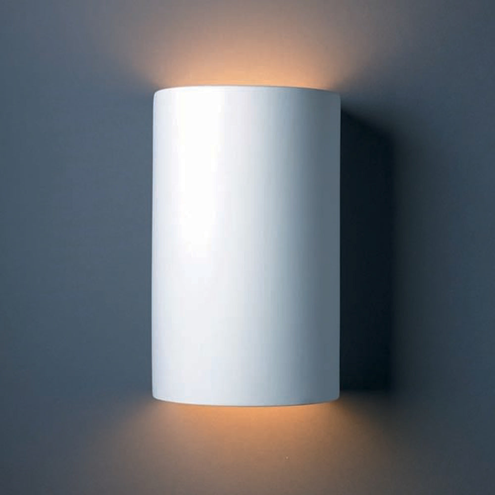 Ambiance Cylinder Open Top and Bottom Wall Light in Detail.