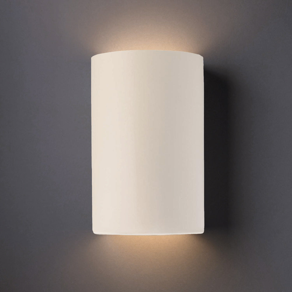 Ambiance Cylinder Open Top and Bottom Wall Light in Detail.