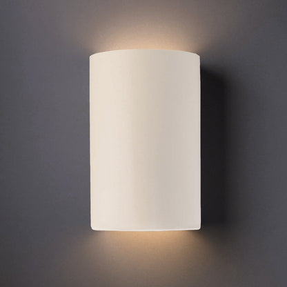 Ambiance Cylinder Open Top and Bottom Wall Light in Detail.