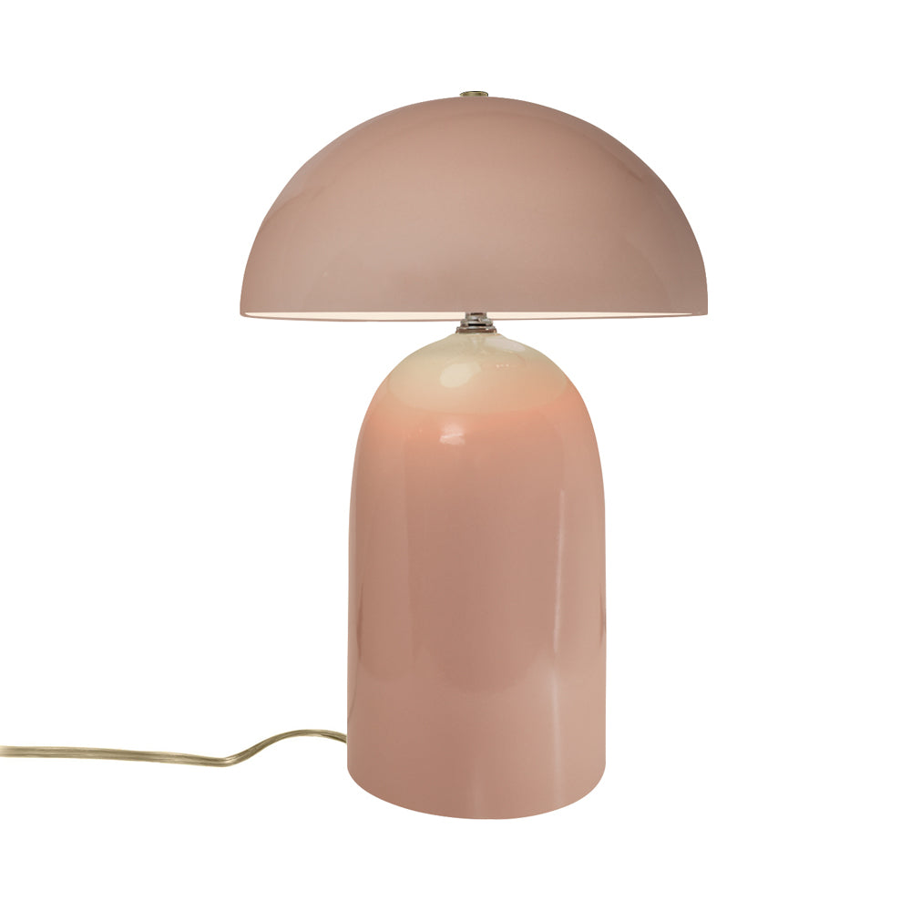 Ambiance Kava Portable Table Lamp in Gloss Blush (Tall).