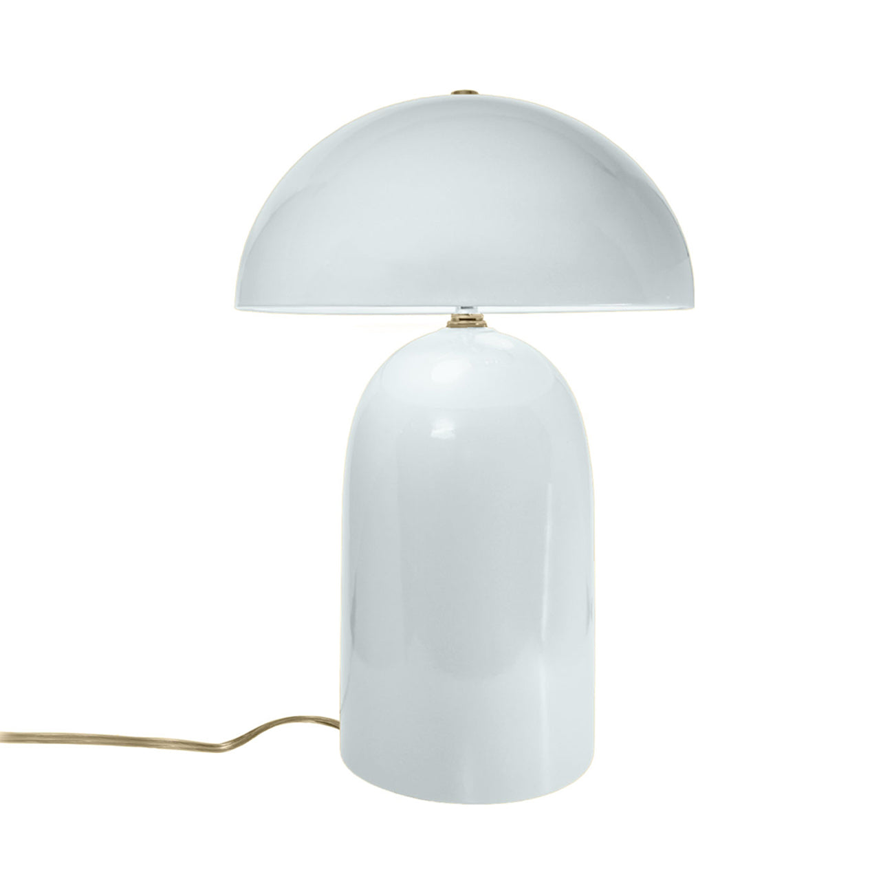 Ambiance Kava Portable Table Lamp in Gloss White (Tall).