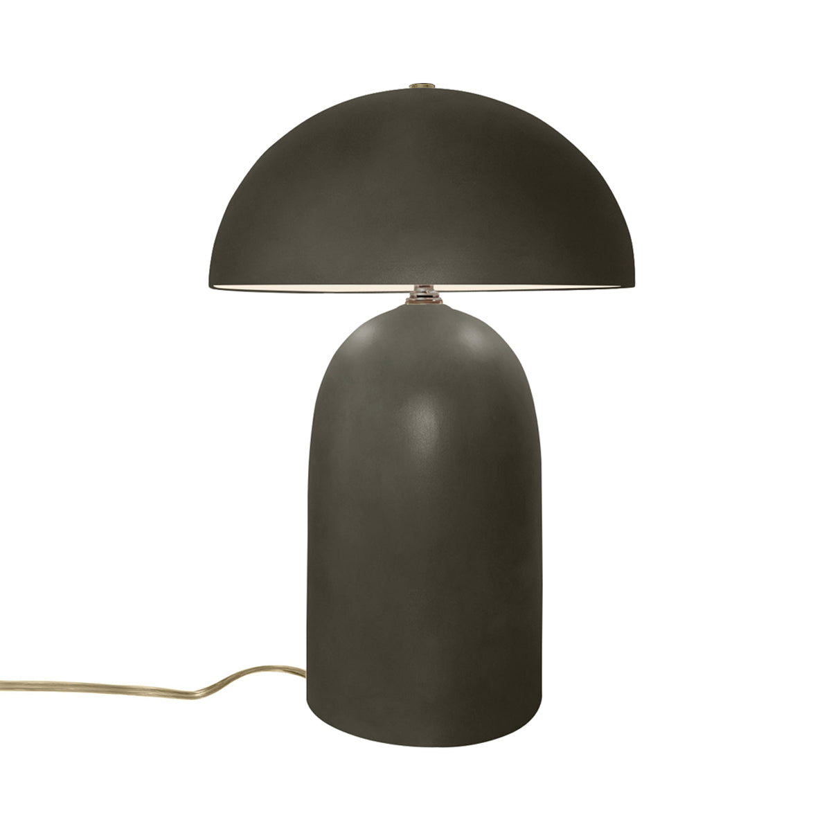 Ambiance Kava Portable Table Lamp in Pewter Green (Tall).