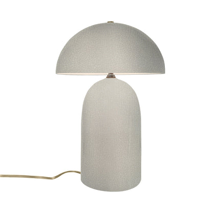 Ambiance Kava Portable Table Lamp in White Crackle (Tall).