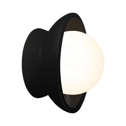 Ambiance Mini Coupe Wall Light in Carbon Matte Black.